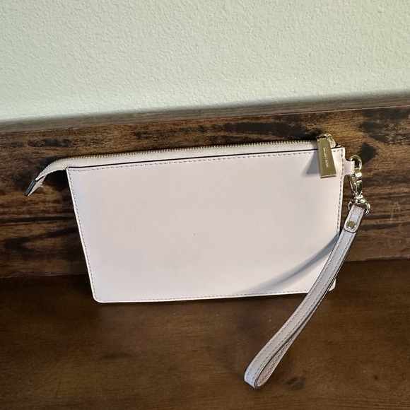 Michael Kors Pink LOVE Leather Wristlet - Picture 3 of 10